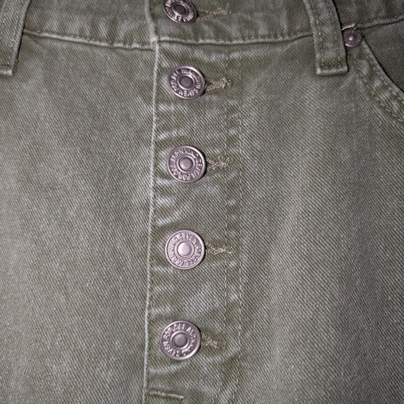Green-tinted 7 For All Mankind Jeans 0122 - Picture 5 of 9
